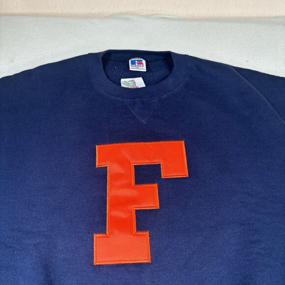Vintage Florida Gators Russell Athletic Pullover Sweatshirt XL Made In USA 80’s - Picture 4 of 8